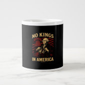 No Kings In America Since 1776 Anti-Donald Trumpp Jumbo-Tasse (Vorderseite)