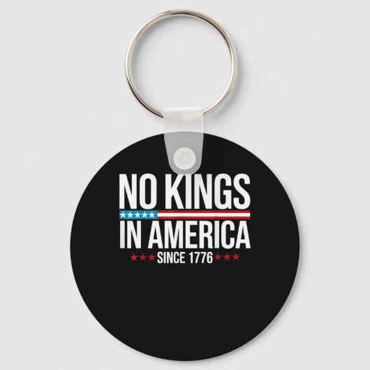 No Kings In America Since 1776 Artistic Graphic Schlüsselanhänger (Vorderseite)
