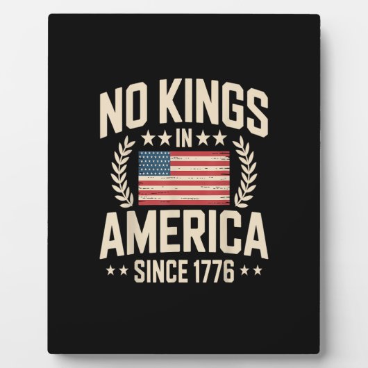 No Kings In America Since 1776 Casual Cool Design Fotoplatte (Vorderseite)