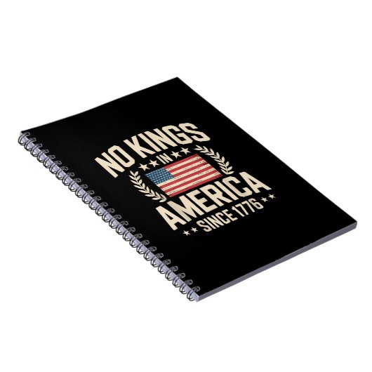 No Kings In America Since 1776 Casual Cool Design Notizblock (Rechte Seite)