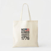No Kings In America Since 1776 Creative Design Tragetasche (Vorne)