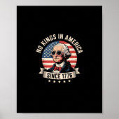 No Kings In America Since 1776 Design Poster (Vorne)