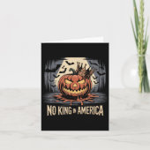 No Kings In America Since 1776 Distressed Usa Flag Karte (Vorderseite)