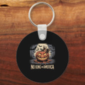 No Kings In America Since 1776 Distressed Usa Flag Schlüsselanhänger (Vorderseite)