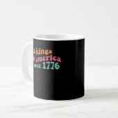 No Kings In America Since 1776 Freedom Classic Kaffeetasse (Vorderseite Links)