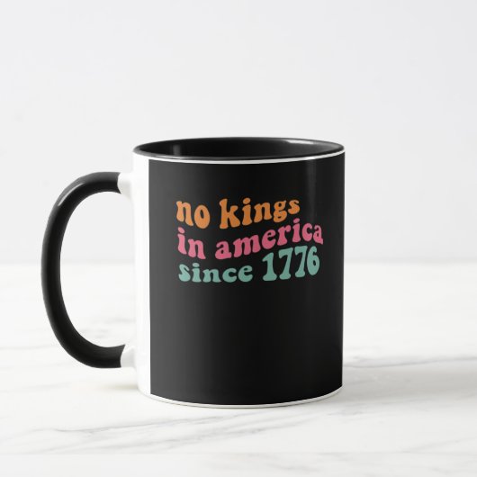 No Kings In America Since 1776 Freedom Classic Tasse (Links)