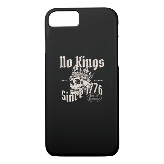 No Kings In America Since 1776 Freedom Spirit Look Case-Mate iPhone Hülle (Rückseite)