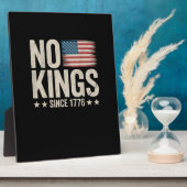 No Kings In America Since 1776 Freedom Spirit Look Fotoplatte (Seite)