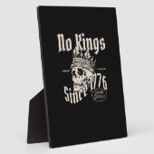 No Kings In America Since 1776 Freedom Spirit Look Fotoplatte (Seite)