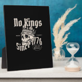 No Kings In America Since 1776 Freedom Spirit Look Fotoplatte (Seite)