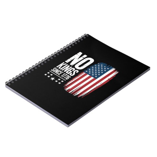 No Kings In America Since 1776 Independence Day Pa Notizblock (Linke Seite)