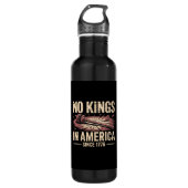 No Kings In America Since 1776 King Free Classic V Edelstahlflasche (Vorderseite)