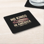No Kings In America Since 1776 King Free Classic V Rechteckiger Pappuntersetzer (angewinkelt)
