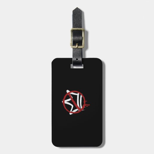 No Kings In America Since 1776 Minimal Clean Gepäckanhänger (Vorderseite vertikal)