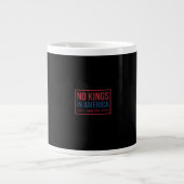 No Kings In America Since 1776 Patriotic Retro Cla Jumbo-Tasse (Vorderseite)