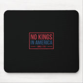 No Kings In America Since 1776 Patriotic Retro Cla Mousepad (Vorne)