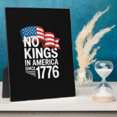 No Kings In America Since 1776 Protest Creative St Fotoplatte (Seite)