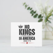 No Kings In America Since 1776 Save The Date (Stehend Vorderseite)