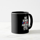 No Kings In America Since 1776 Simple Classic Tasse (VorderseiteRechts)