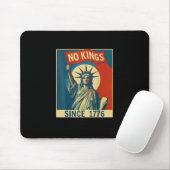 No Kings In America Since 1776 Vintage Cool Style Mousepad (Mit Mouse)