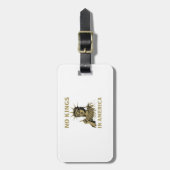 No Kings In America Statue Of  No Kings Day Protes Gepäckanhänger (Vorderseite vertikal)