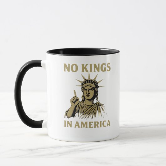 No Kings In America Statue Of  No Kings Day Protes Tasse (Links)