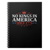No Kings In America United States Independence Cla Notizblock (Vorderseite)