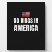 No Kings In America United States Independence Fre Fotoplatte (Vorderseite)