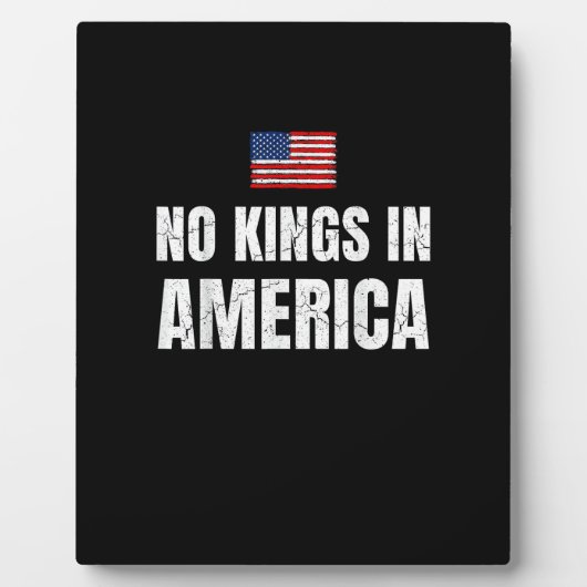 No Kings In America United States Independence Fre Fotoplatte (Vorderseite)