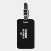 No Kings In America United States Independence Fre Gepäckanhänger (Vorderseite vertikal)