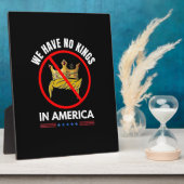 No Kings In America United States Independence Ret Fotoplatte (Seite)