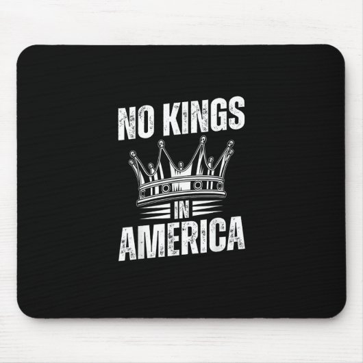 No Kings In America United States Independence Vin Mousepad (Vorne)