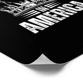 No Kings In America United States Independence Vin Poster (Ecke)