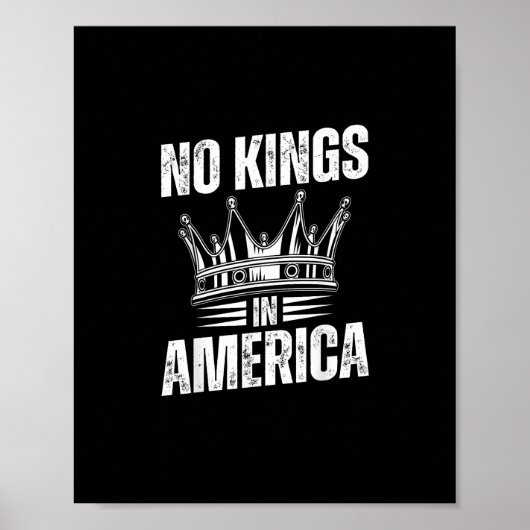 No Kings In America United States Independence Vin Poster (Vorne)