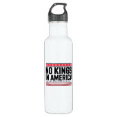 No Kings In America USA Bold Design Edelstahlflasche (Vorderseite)