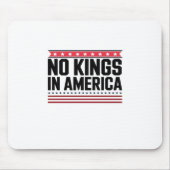 No Kings In America USA Bold Design Mousepad (Vorne)