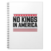 No Kings In America USA Bold Design Notizblock (Vorderseite)