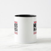 No Kings In America USA Bold Design Tasse (Zentrum)