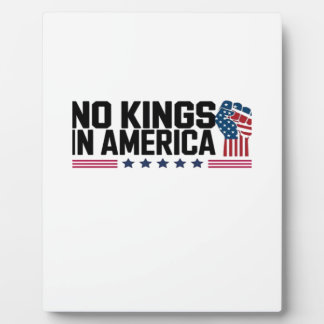 No Kings In America USA Creative Casual Fotoplatte