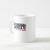 No Kings In America USA Creative Casual Kaffeetasse (Vorderseite Links)