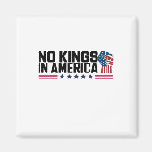No Kings In America USA Creative Casual Magnet (Vorne)