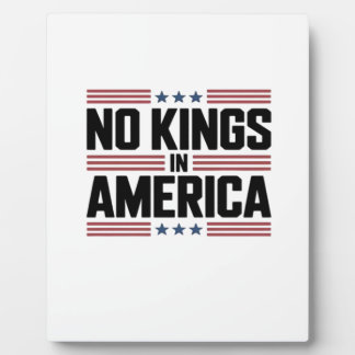 No Kings In America USA Creative Style Fotoplatte