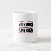 No Kings In America USA Creative Style Jumbo-Tasse (Vorderseite)