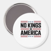 No Kings In America USA Creative Style Magnet (Vorderseite/Rückseite)