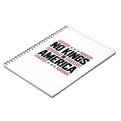No Kings In America USA Creative Style Notizblock (Linke Seite)