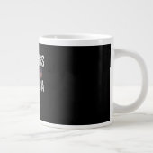 No Kings In America USA Flag Fingerprint Creative Jumbo-Tasse (Rechts)