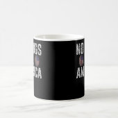 No Kings In America USA Flag Fingerprint Creative Kaffeetasse (Mittel)