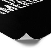 No Kings In America USA Flag Fingerprint Creative Poster (Ecke)