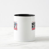 No Kings In America USA Minimal Clean Tasse (Zentrum)