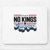 No Kings In America USA Retro Classic Mousepad (Vorne)